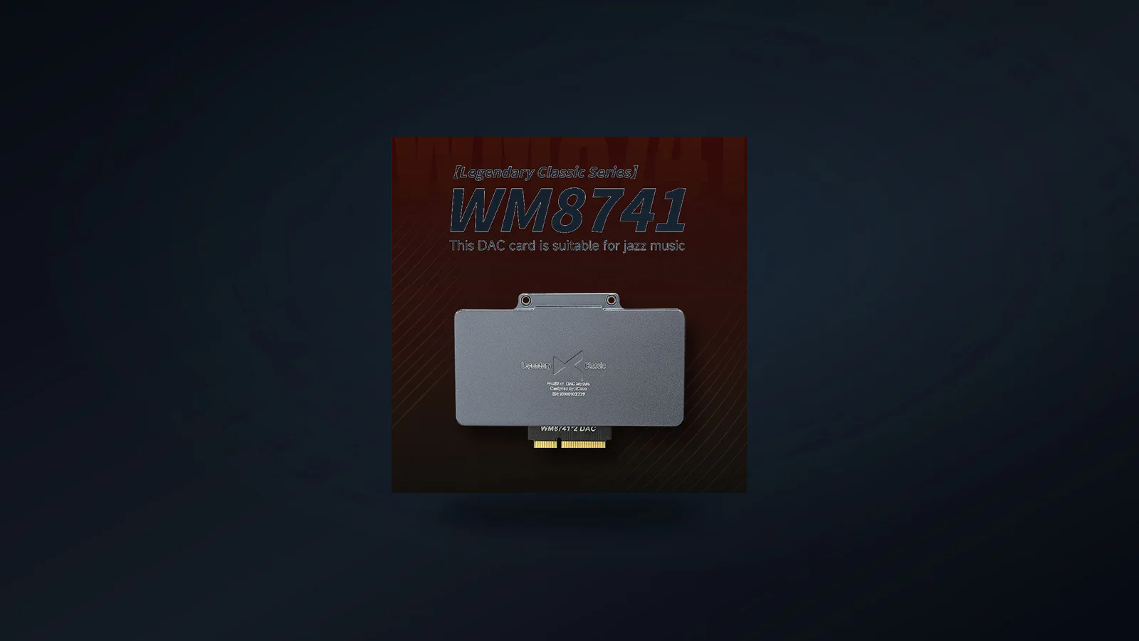 WM8741 Card Dual WM8741 replaceable DAC card for XD05 PRO and TA
